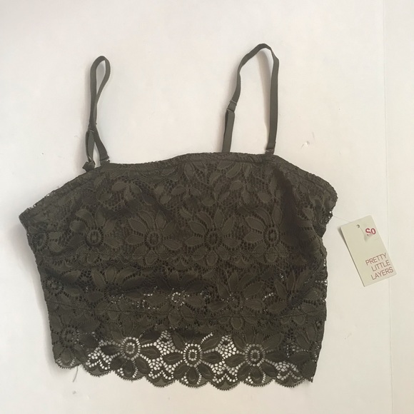 SO Pretty Little Layers Lace Bandeau Bralette L - Picture 5 of 6